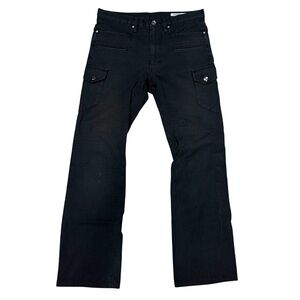 semantic design striped flared pants